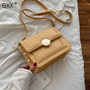 

[BXX] Brand Designer Small PU Leather Crossbody Bags For Women 2020 Spring Female Shoulder Messenger Bag Ladies Handbags HL716
