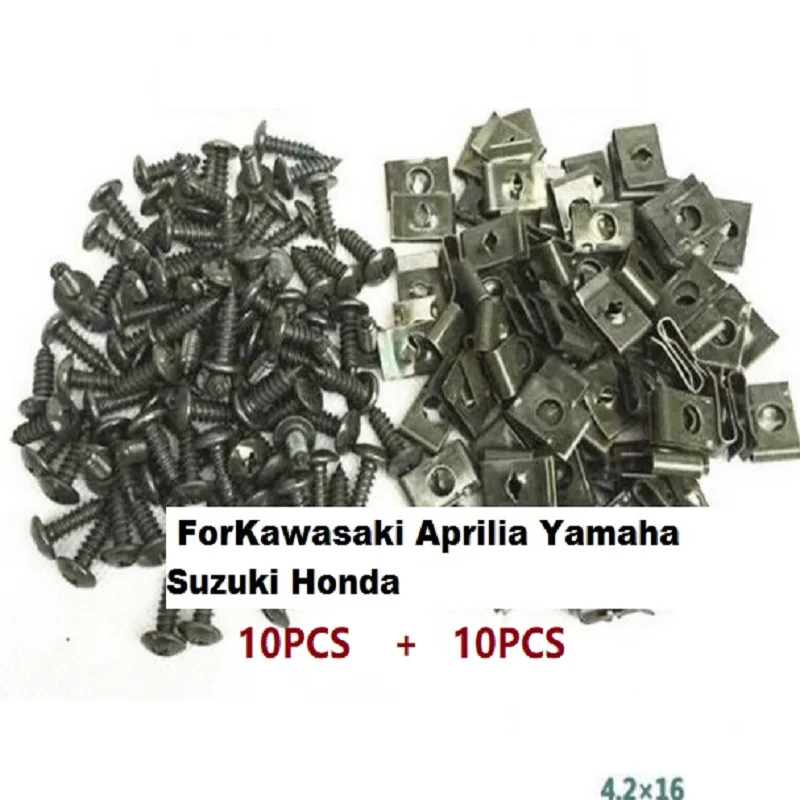 4 мм M4 для YAMAHA YZFr6 03 06/R6 98 02/R1 00 01/для GSXR1000/CBR1000 04-05 болты обтекателей кузова