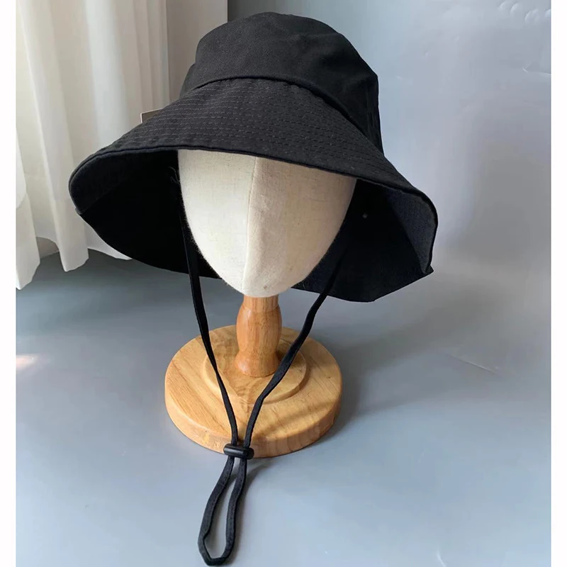  UPF 50 Sun Hats Wide Brim Summer Safari Hat Fishing Hiking  Boonie Hats For Men Big Head Waterproof Black X-Large XX-Large XL XXL