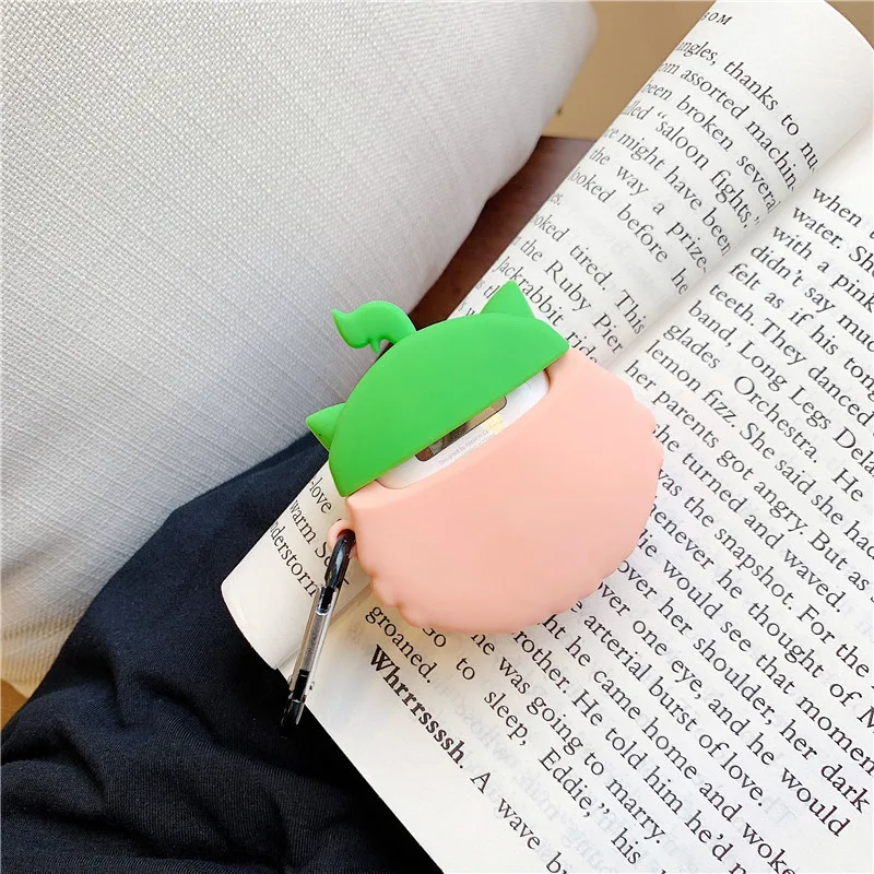 Милый чехол для AirPods Apple, 3D Мультяшные легенды, Лига Teemo, чехол для наушников s, для Airpods 1, 2, силиконовый чехол, защитный чехол