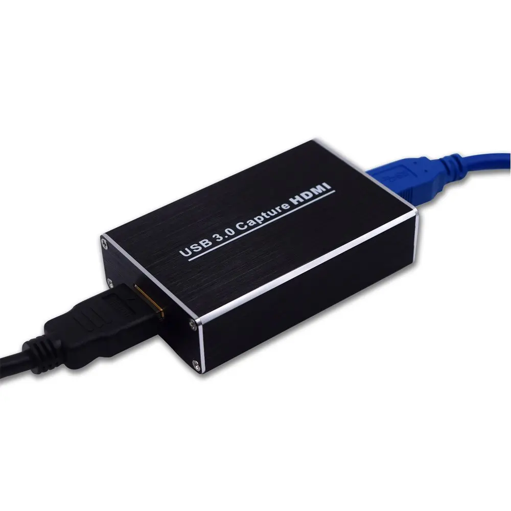 USB 3,0 HDMI игровая Карта видеозахвата 1080P видео трансляция в реальном времени Запись коробка для Xbox One PS4 DSLR видеокамера ноутбук ПК