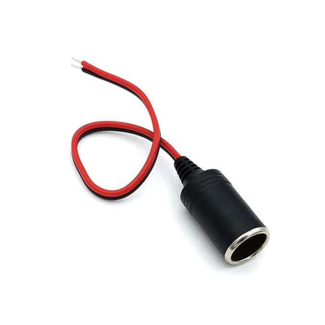 Cargador de mechero de coche, cable hembra, adaptador de conector de enchufe,  máx. 360w, 12v, 18A - AliExpress