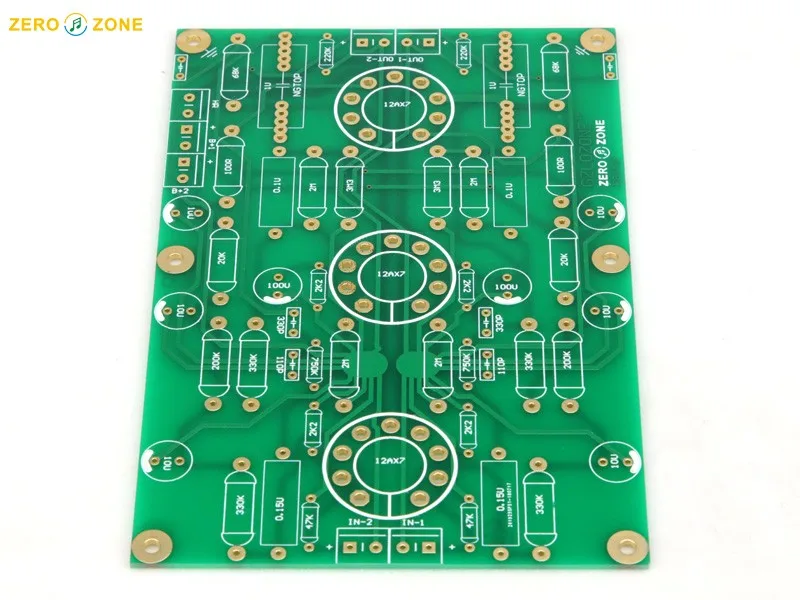 /HIFI RIAA мм Ламповый фонокорректор PCB стерео проигрыватель предусилитель PCB база на EAR834 схема