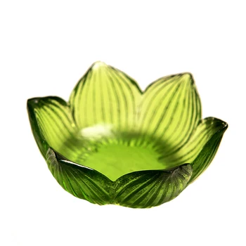 

Small Vintage Clear Candle Holder Glass Table Nordic Candle Holder Dining Table Centerpieces Kaarsenhouder Lotus Lamp KK60ZT