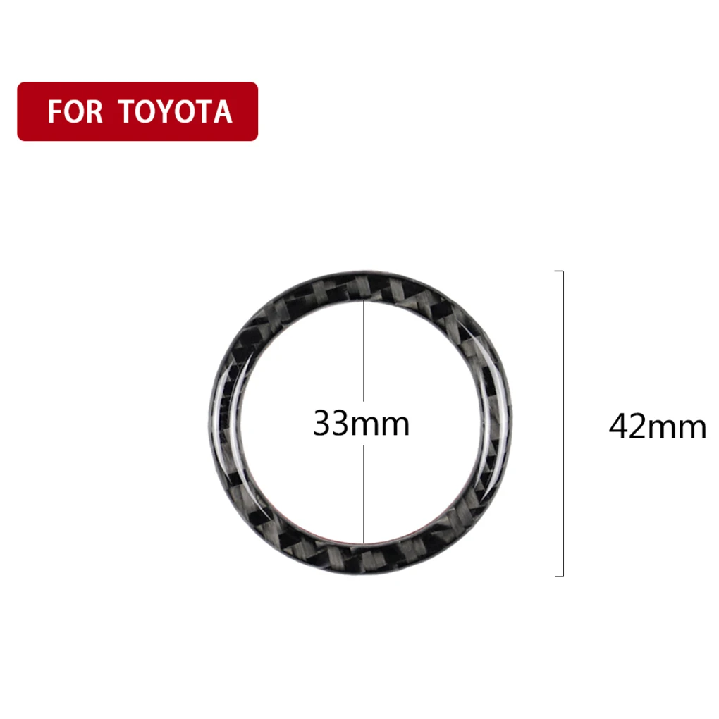 Замена для Toyota Camry- автомобильный двигатель кнопка запуска кольцо Крышка отделка из углеродного волокна декор