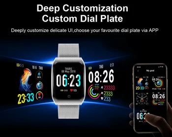

2019 NEW F9 Smart Watch Fitness Tracker Blood Pressure Heart Rate Monitor Dynamic UI Smart Bracelet For IOS/Andriod