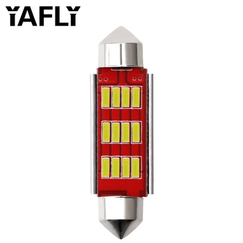 

YAFLY c5w c10w festoon car LED lights 31mm 36mm 39mm 41mm 12V white for car vehicle license bulbs reading lights Auto dome lamp