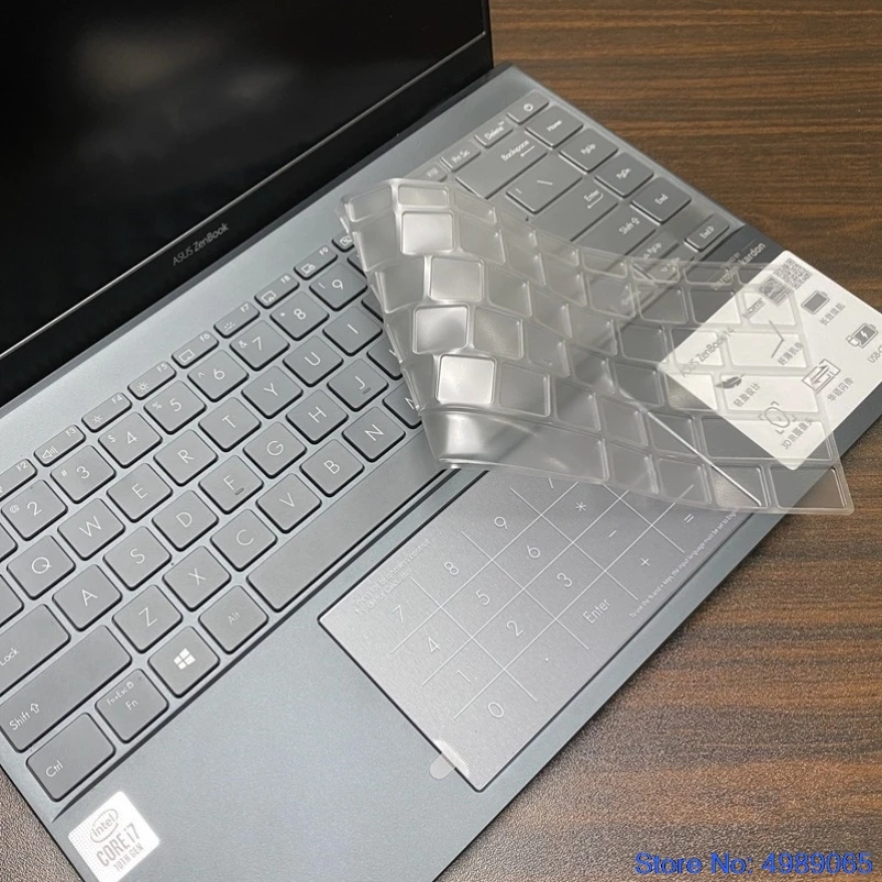 High Clear TPU laptop Keyboard Cover skin For Asus ZenBook 14 UX425IA UX425JA UX425 / Asus ZenBook 13 UX325JA UX325