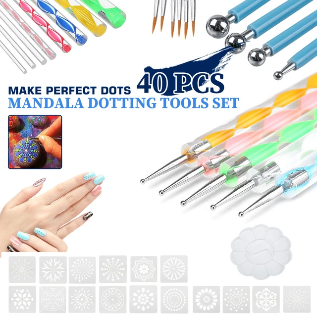 Dotting Tool Set Mandala Painting  Dot Painting Tools Set Mandala - 13pcs  Mandala - Aliexpress