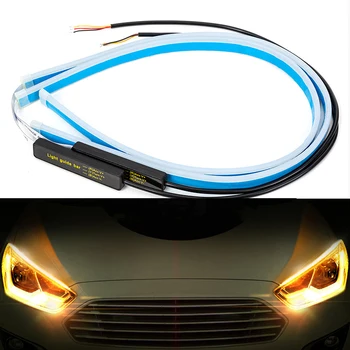 

2x LED Car DRL Daytime Running Lights for Fiat 500 600 Tipo Punto stilo Freemont Cross Coroma Panda Idea Palio