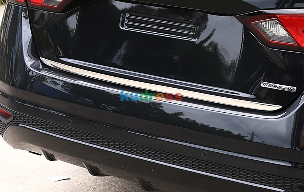 Для Nissan Altima нержавеющая сталь Задняя Крышка багажника спойлер крышка отделка багажника дверная ручка загрузки украшения аксессуары