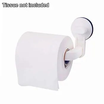 

Roll Paper Holder Stand Wall Mount Plastic Hotel Hanger Suction Cup Toilet Tissue Rack Kitchen Storage Shelf Bathroom