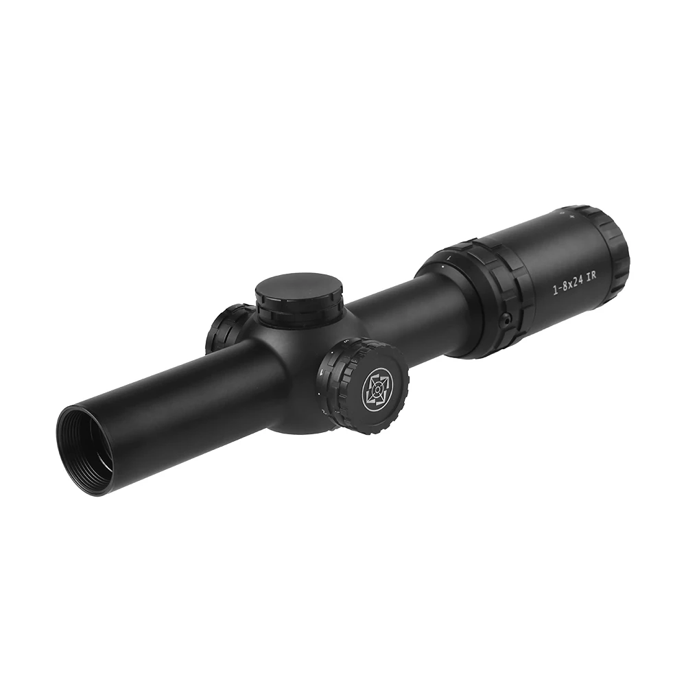MARCOOL 1-8x24 охотничий оптический компактный прицел с гравированным стеклом с красной подсветкой