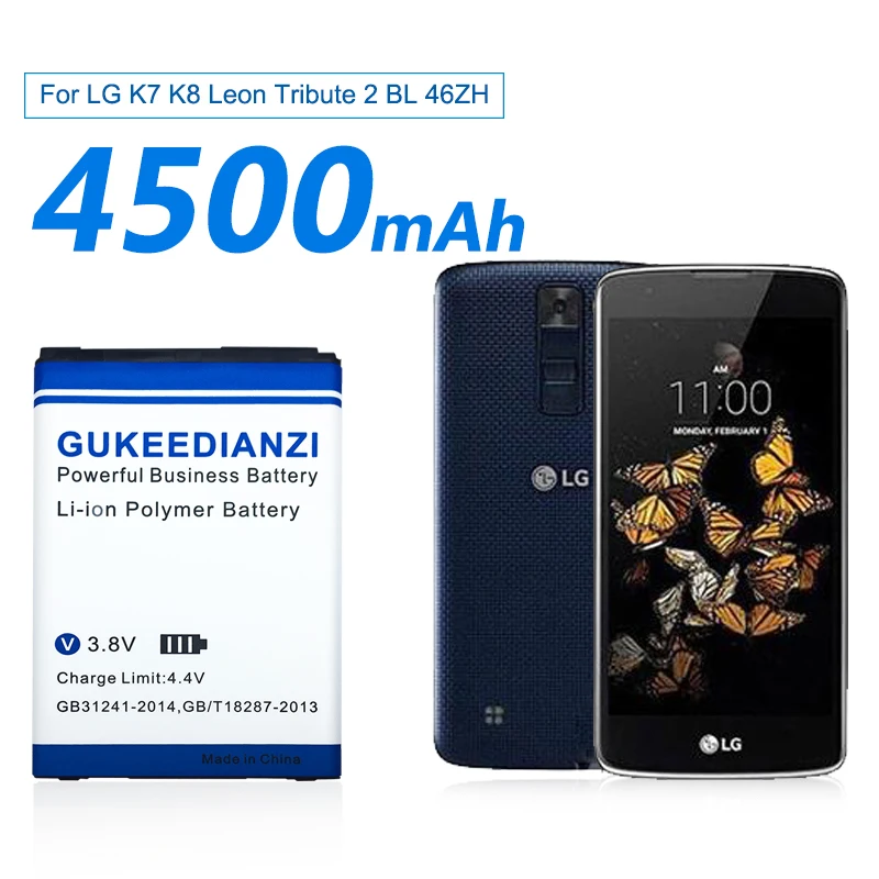 BL 46ZH Батарея для LG Leon Tribute 2 K7 K8 LS675 L33 2017 версия K10 V10 V20 G4mini 46G1F 44E1F 45B1F 49SF|Аккумуляторы