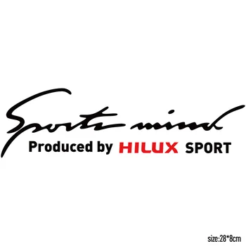 

Sports Mind Reflective Car Stickers And Decals Car Styling Car-Styling Auto Tuning Accessories Decoration For Toyota Hilux
