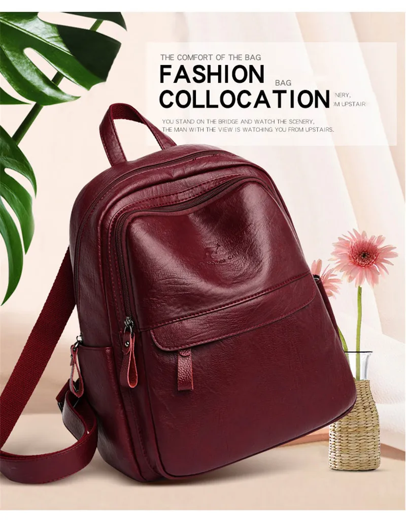 Модные брендовые кожаные женские рюкзаки Mochila дизайнерские рюкзаки для девочек-подростков роскошные большие дорожные рюкзаки