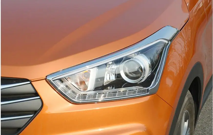 Накладка на фары/задние фары для Hyundai Creta ix25 хромированный корпус из АБС пластика