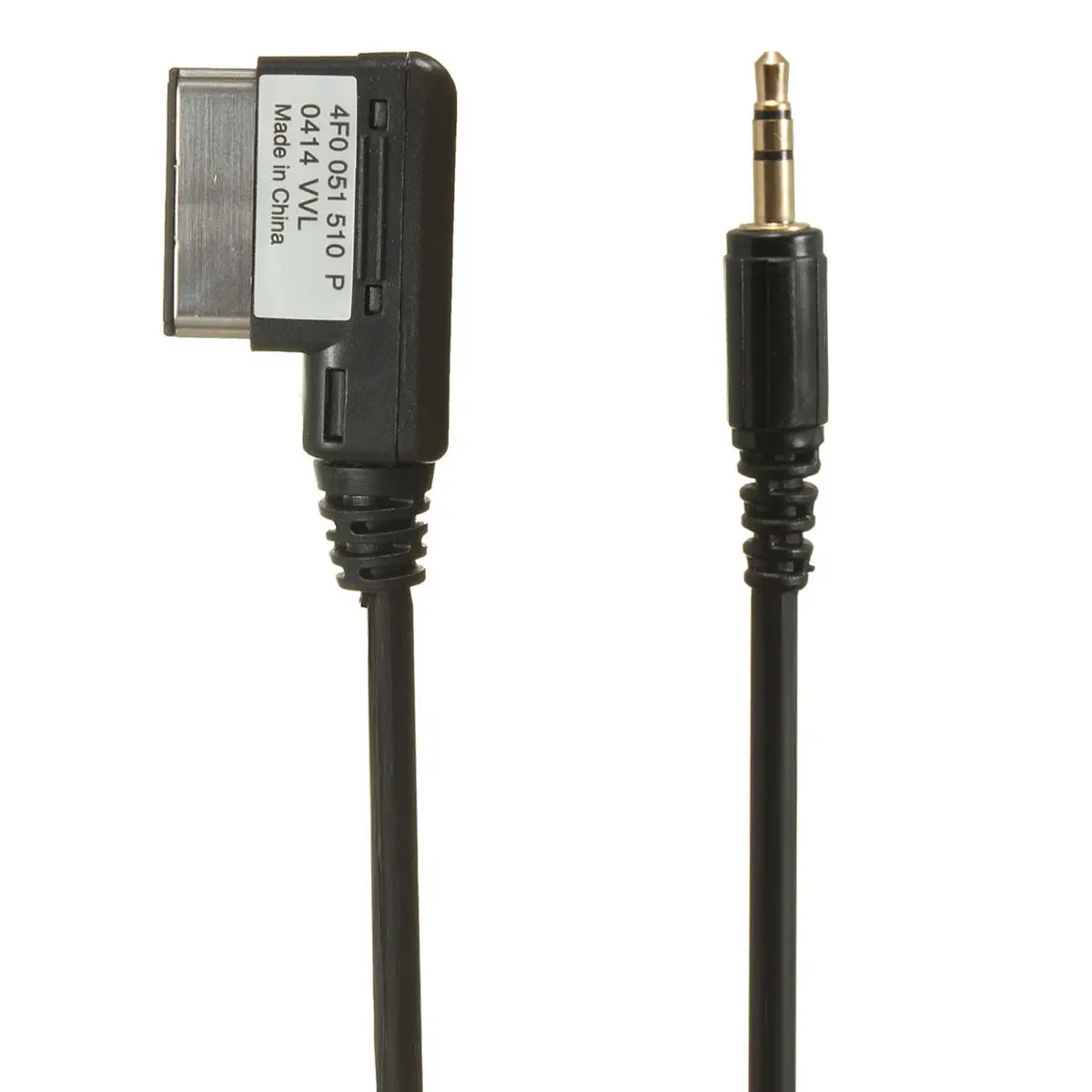 3.55mm Audio AUX Adapter Cable Male AUX Adapter Cable MMI Durable AUX Adapter Cable for Interface for Audi VW