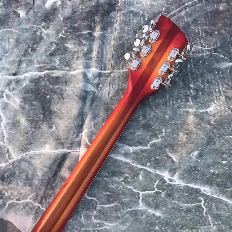 Guitarra Electrica de alta calidad 6/12 cuerdas guitarra Electrica. Imagen Real Semi hueca de Rick CS