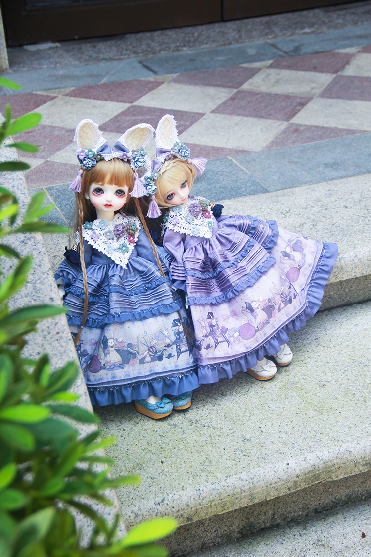 SD кукла bjd наряды одежда Мисс Кролик платье для 1/4 msd кукла одежда вечернее платье
