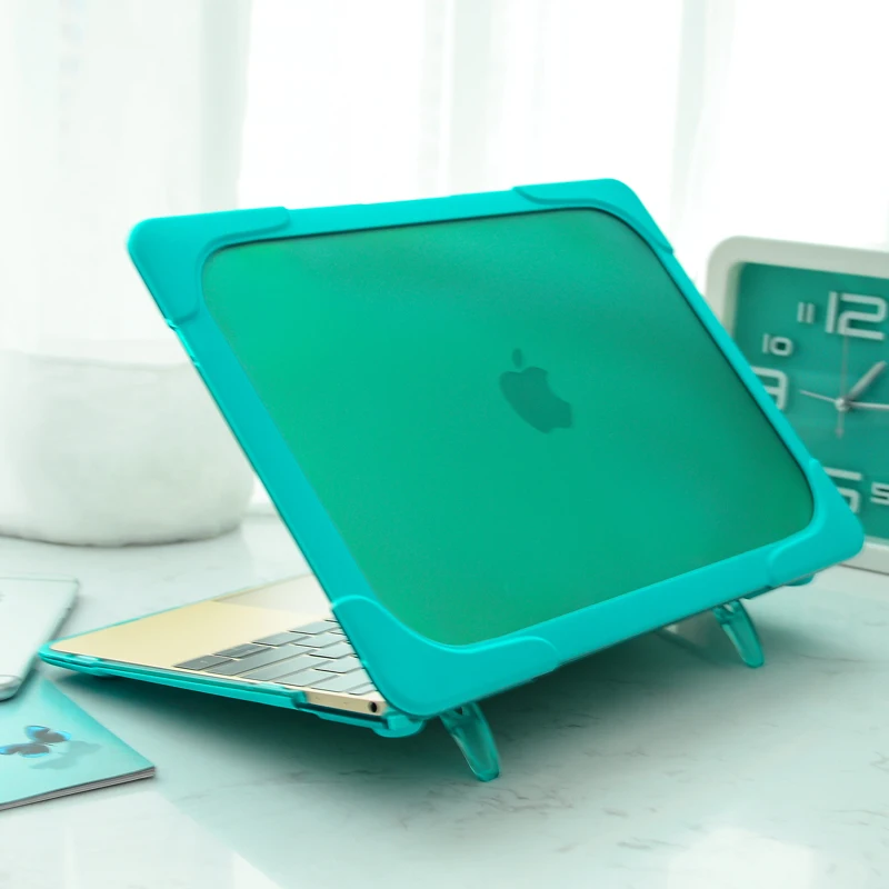 Rygou Dual Layer Heavy Duty Caso Della Copertura Del Respingente Per Macbook 12 Con Retina Display A1534 Modello Per Mac Libro 12 Pieghevole Di Caso D