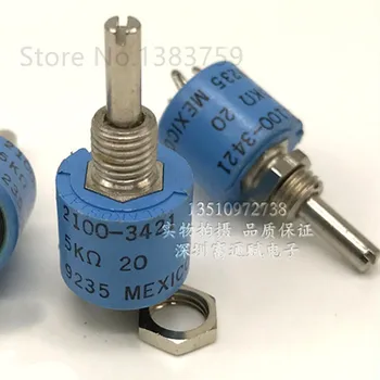 

2100-3421 5K industrial potentiometer shaft diameter 3.18MM shaft length 17MM