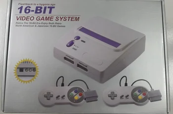 

2019 NEW TV Video Game Console for Snes 16 Bit Games with Two Wired Gamepads S-Video & NTSC RCA Output