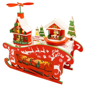 

DIY Doll House Wooden Doll Houses Miniature Dollhouse Furniture Kit with LED Toys for Children Christmas Gift Casa M908