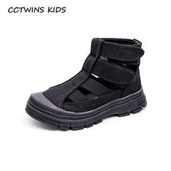 

CCTWINS Kids Shoes 2020 Summer Baby Girls Fashion Gladiator Sandals Boys Canvas Soft Flat Children Fashion High Top Shoes BG203