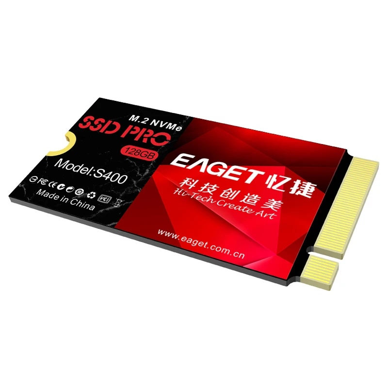 EAGET S400 твердотельный накопитель(SSD) M.2 NVME читать Скорость 1880 МБ/с. 128 г/256 г/512 г/1 ТБ Внутренний твердотельный накопитель
