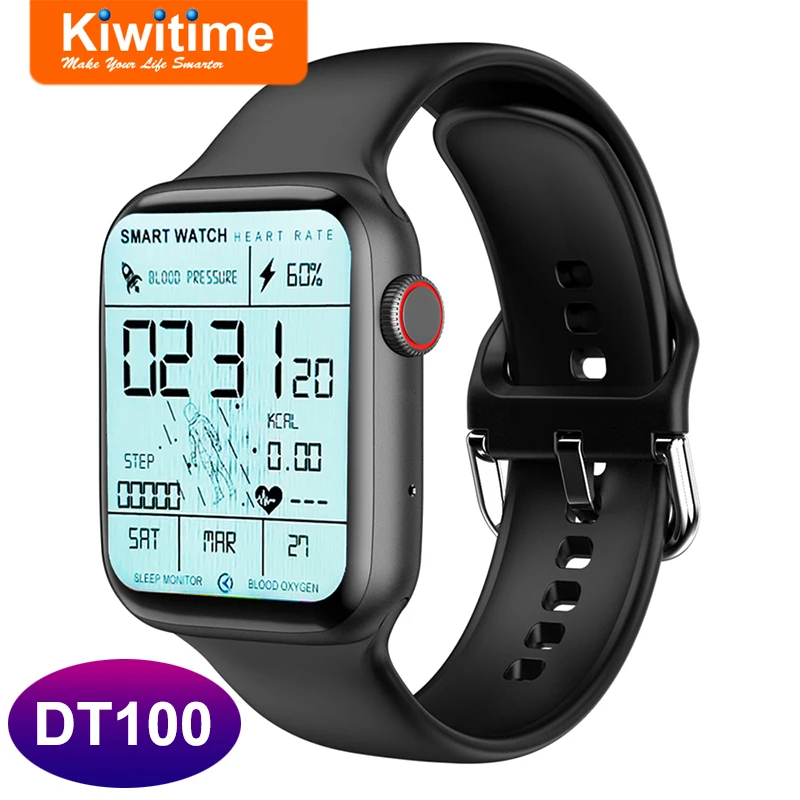 2021 Kiwiwatch 1 Smart Watch KIWITIME DT100 Plus Pro Series 6 44mm  Smartwatch for Men Women HW56 HW12 HW16 IWO Y68 Android Phone|Smart  Watches| - AliExpress