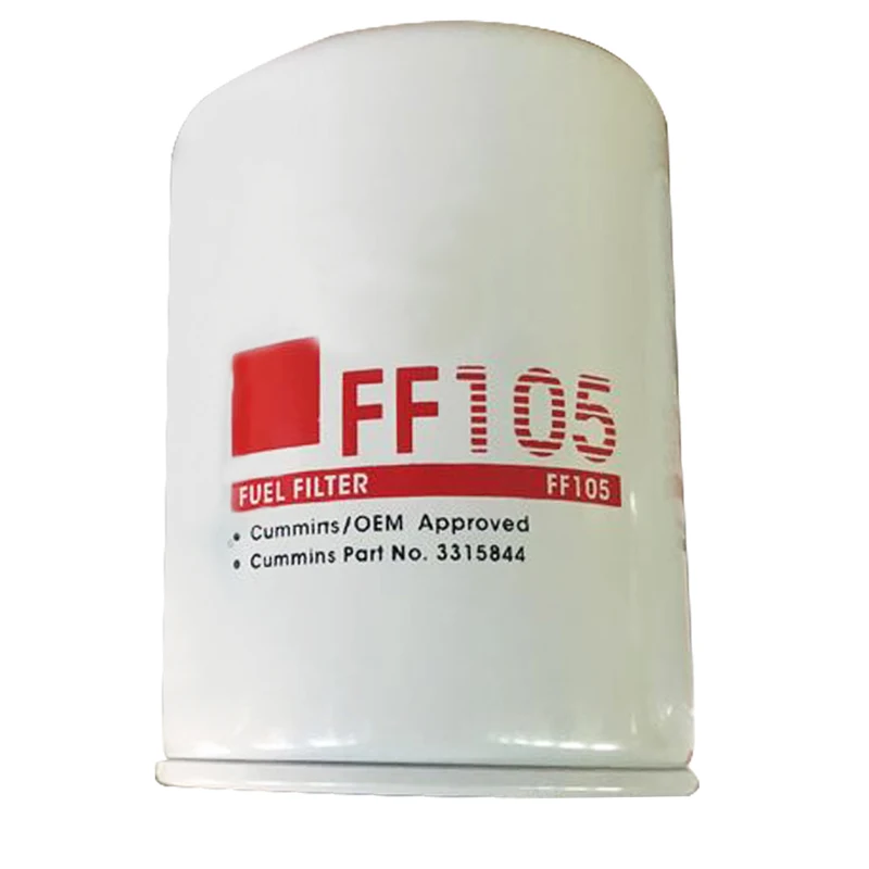 Топливный фильтр 3315844 FF5036 FF5078 FF5327 FF105 P55010 совместимый с экскаватором Cummins