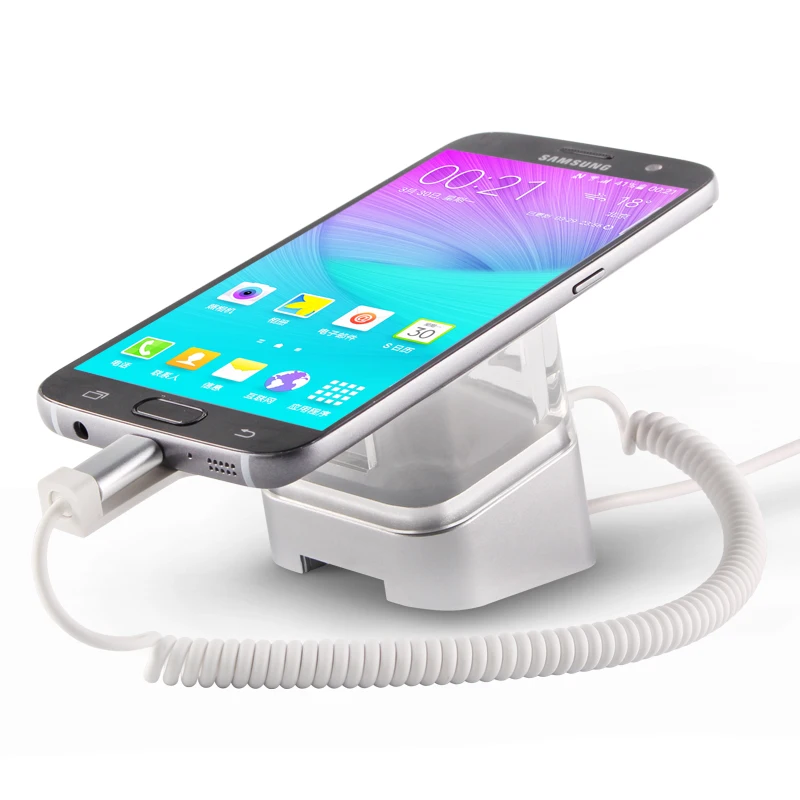 30 set For huawei retai theft control glassy solid acrylic holder android phone charger remote control security display stand