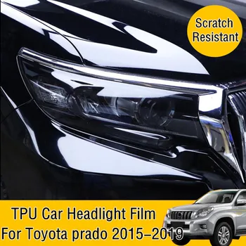 

AEP Transparent Blackened TPU Car Headlight protective Film for Toyota land cruiser prado 2015 2016 2017 2018 2019 sticker 150