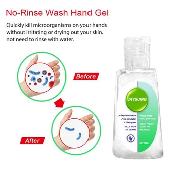 

Portable 30ml/60ml Hand Sanitizer Disinfection Anti-Bacteria Moisturizing Liquid Disposable Antibacterial Hand Gel