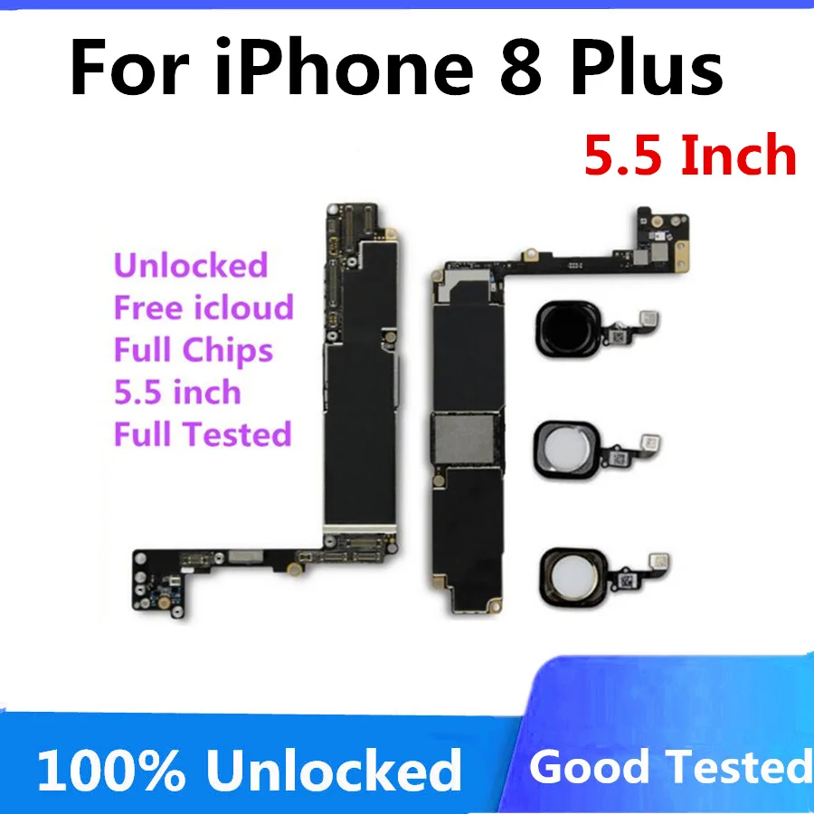 Материнская плата iCloud для iPhone 8 Plus материнская с/без Touch ID|Антенны мобильных