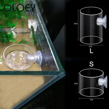 

Transparent Aquarium Fish Tank Feeding Circle Station Floating Food Water Plant Buoyancy Feeding Ring Aquarium Fish Easy to Inst