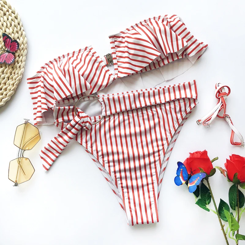 Two Piece Swimsuit Brazilian Bikini Push Up Swimwear Women Swimming Suit for Women High Waisted Bathing Suits Bikinis Mujer