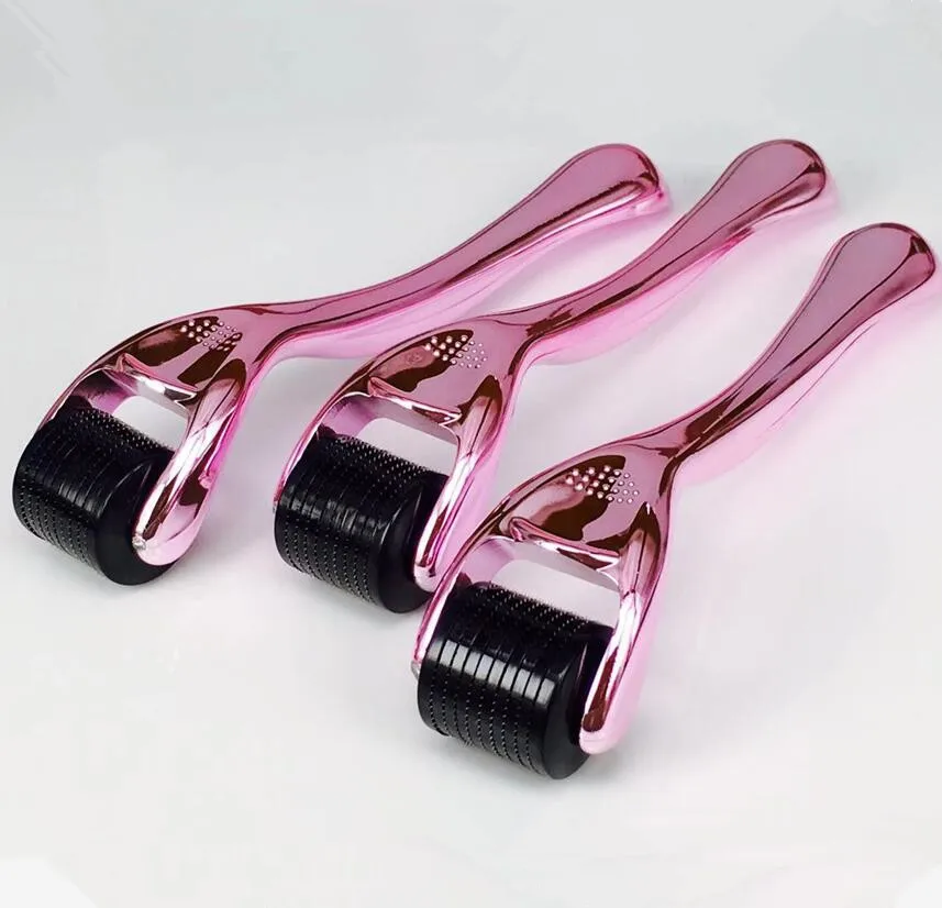 

0.2/0.25/0.3mm rose gold dermaroller DRS 540 Micro Needles Derma Roller Titanium Mezoroller Microneedle DR Pen Machine