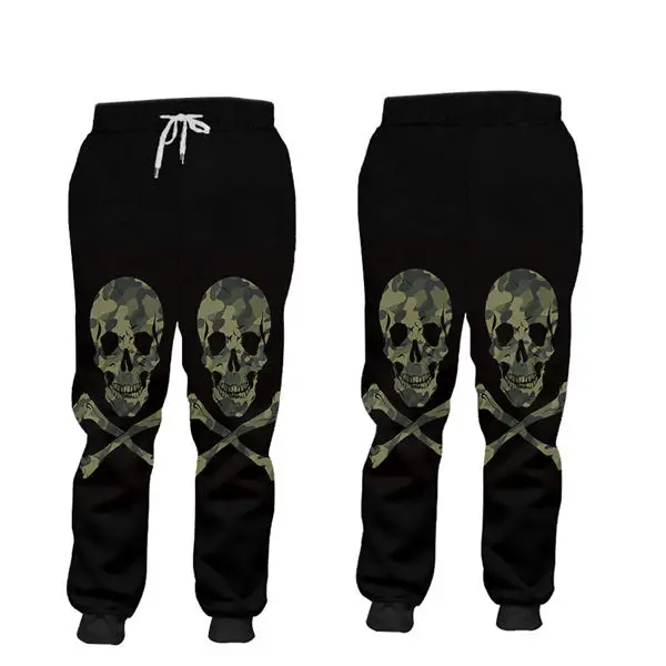 floral 3d pants Модные новинки, мужские тренировочные брюки, 3D цифровая печать, камуфляж, Череп, повседневные брюки, штаны для бега, унисекс, брендовые, сделанные на заказ штаны-джоггеры - Цвет: floral 3d pants