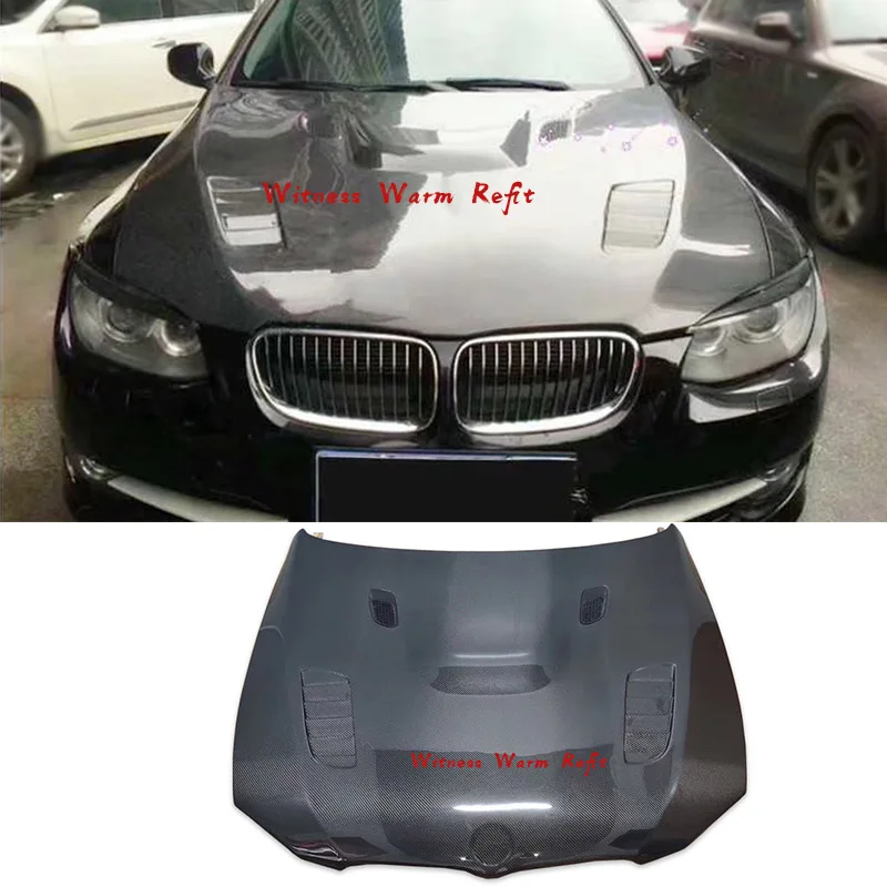 Капот двигателя из углеродного волокна для BMW E90 E92 E93 M3 крышка 3 серии 05-12 FRP