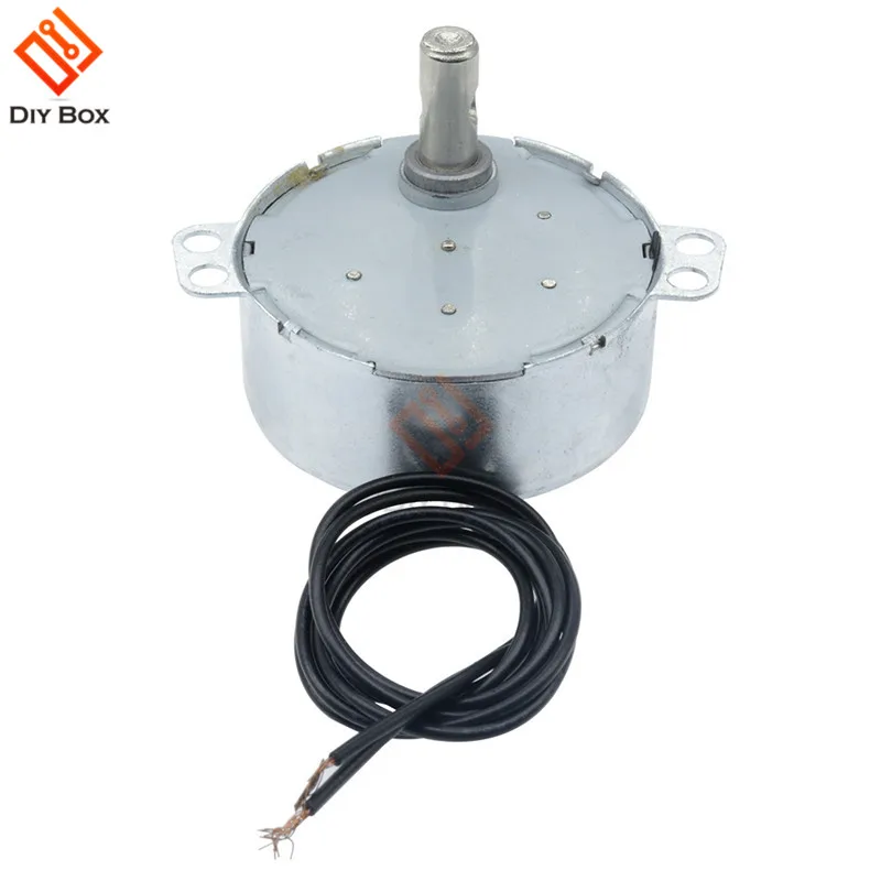 AC 220 240V 50/60 Гц Синхронный двигатель 5 6 об/мин прочный высокий крутящий момент 4W CW/CCW
