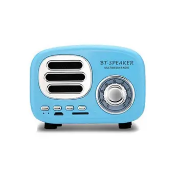 

BT02 Portable Retro Wireless Bluetooth Speaker Sound Stereo Subwoofer