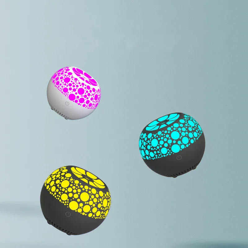 

Orange Multifunctional Touch Wireless Bluetooth Speaker Outdoor Colorful LED Aromatherapy Night Light Bedroom Atmosphere Light
