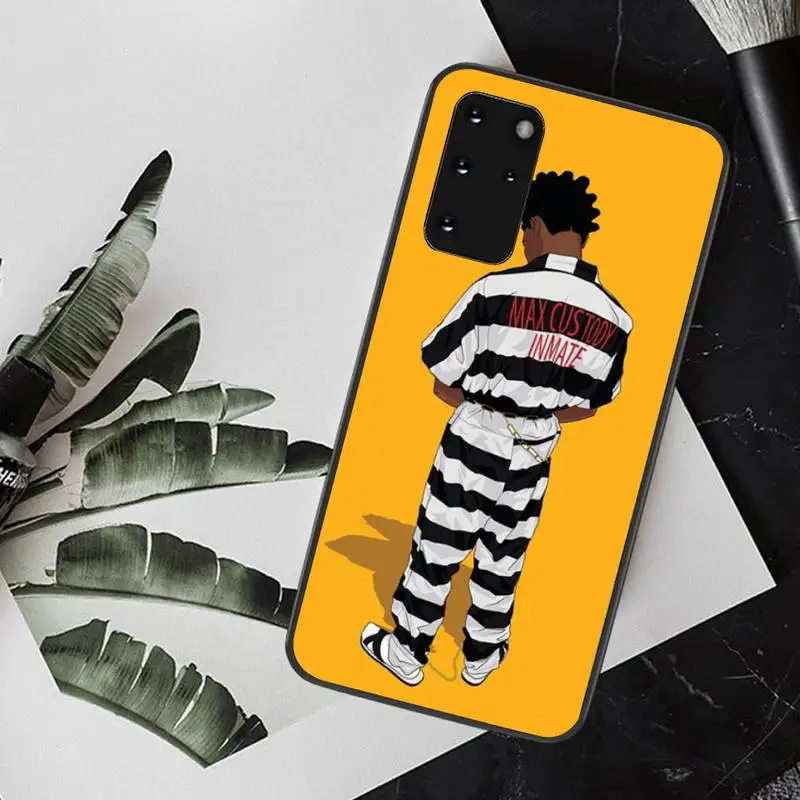 CUTEWANAN Kodak Black Rapper Soft Silicone TPU Phone Cover for Samsung S20 plus Ultra S6 S7 edge S8 S9 plus S10 5G