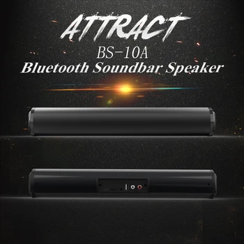 

BS10A 5.0 wireless Bluetooth Speaker Metal 360 ° Stereo Surround Sound Quality Home theater Computer Sound bar Blaster Speaker