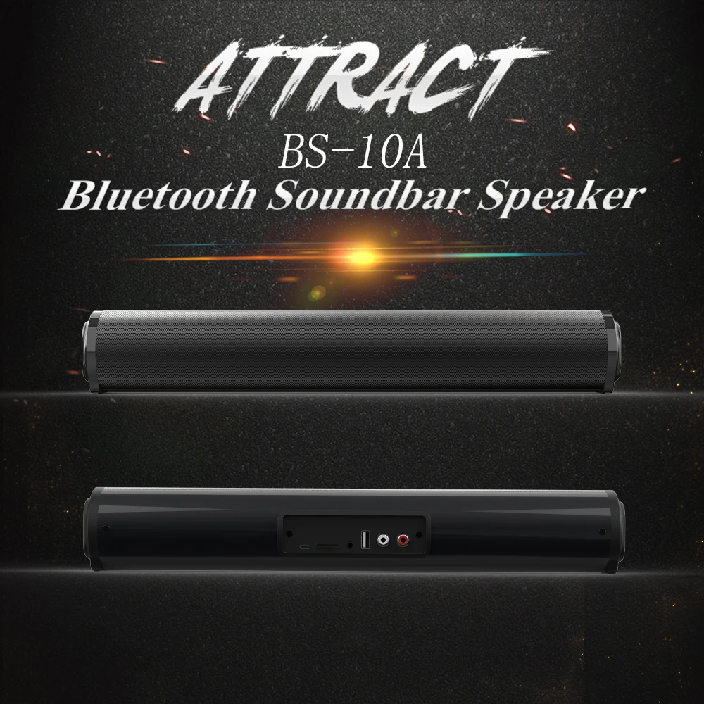 Беспроводная металлическая Bluetooth Колонка BS10A 5 0 ° качественный стерео динамик с