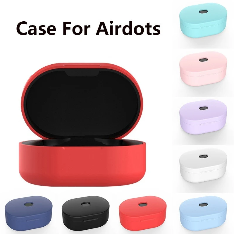 Чехол для Xiaomi Redmi Airdots Tws Air Dots защитный чехол мягкий Coque Etui mi airdots Earbuds Eirdots Carcasa Funda |