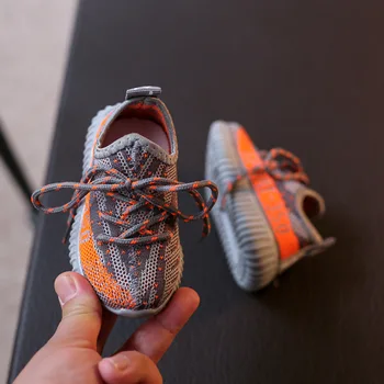 2020 Spring Baby Shoes Boy Girl Breathable Knitting Mesh Toddler Shoes Fashion Infant Sneakers Soft Comfortable Child Shoes 1