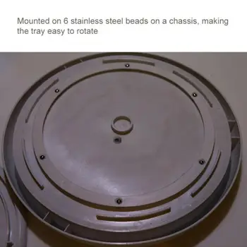 

Kitchen Rotating Condiment Rack Round Tray Seasoning Boxes Kitchen Storage Bottles Jars Plastic Frame Supplies Corner
